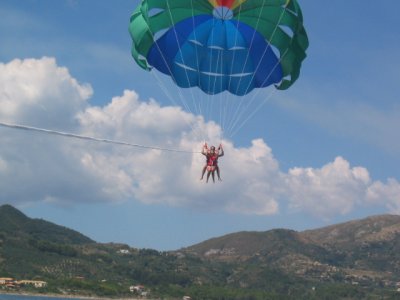 Sean & Debbie Parasailing