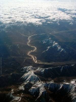 New Zealand from above - valley