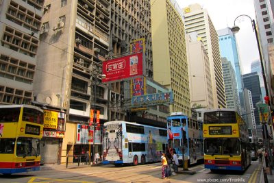 Street view in Hong Kong