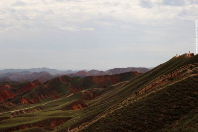 Red rocks, Zhangye