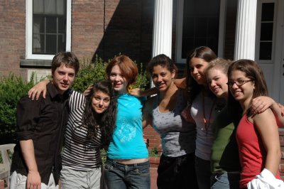 ahh ryan liz sally hilary lauren cari and me