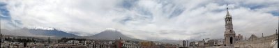 El Misti - view from rooftop of the Cathedral