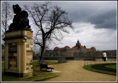 Dresden - Bruehl  Terrace & Garden
