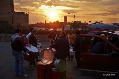 Sunset Drummers