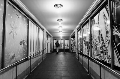 Hallway in B/W