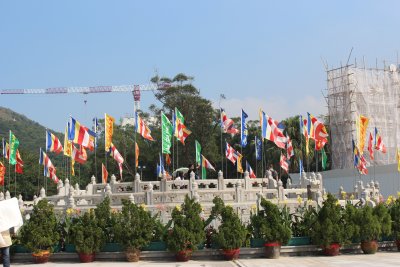 Ngong Ping 26 - Flag Pavilion
