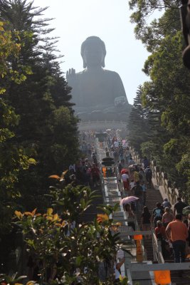 Ngong Ping 28 - Steps to the Buddha