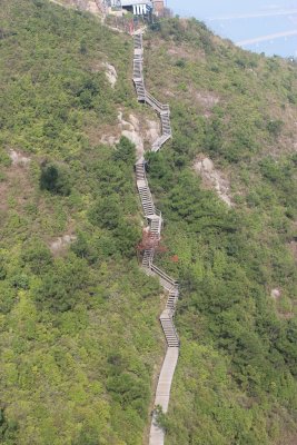 Ngong Ping 34 - Cable Car View