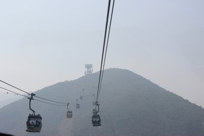 Ngong Ping 7 - Cable Car View