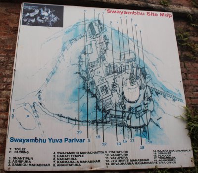 Swayambhunath Map