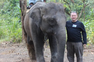 Elephant Briefing 13 - Mike Making a New Friend
