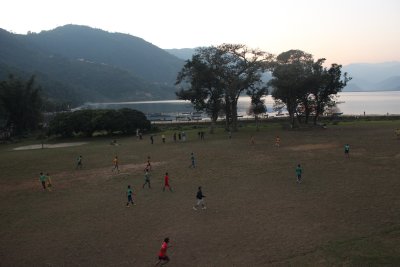 Pokhara 19 - Soccer at Sunset