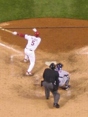 Game 1 #10 - Pujols swings