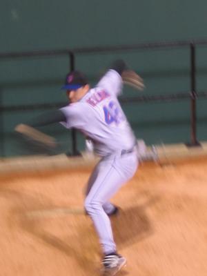 Game 1 #17- Heilman warms up