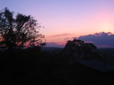 Sunset from Kasenge Centre