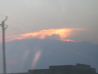 Dramatic sunset
