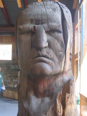 Black Hills - Crazy Horse Woden Statue
