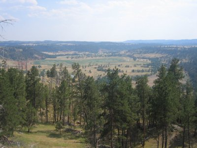 Devil's Tower 12 - View of the valley