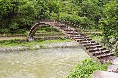 Bridge to local Miao school.