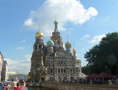Church of the spilt blood St Petersburg Russia