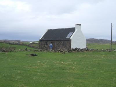 A refurbished crofters cottage