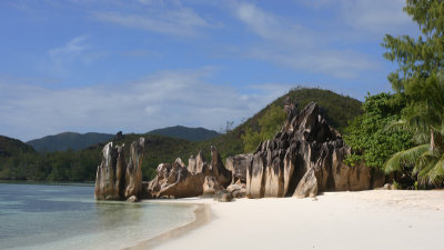 Curieuse Island beach