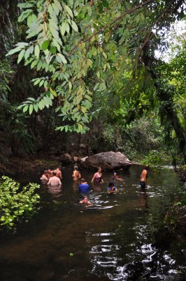 Swimming hole on a Sale River tributary