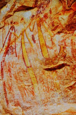 Bradshaw Rock art at Swift Bay