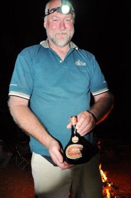 Camp 16-Thommo with his 1939 Para Port. The year Madigan camped here on his expedition across the North Simpson Desert