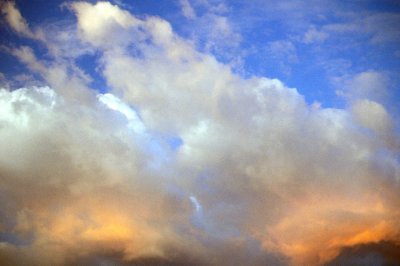 Canadian Sunset in the Clouds