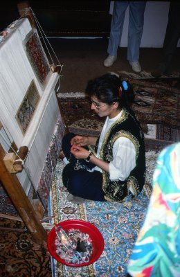 Istanbul Woman Rug Weaver