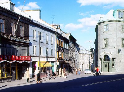 Old Quebec Interesting Side Street
