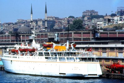 Istanbul view from dockside