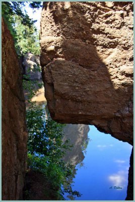 A Crevice and  A Reflection