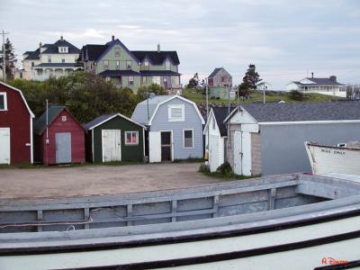 Bait Houses  At Parker's Cove ~ Nova Scotia