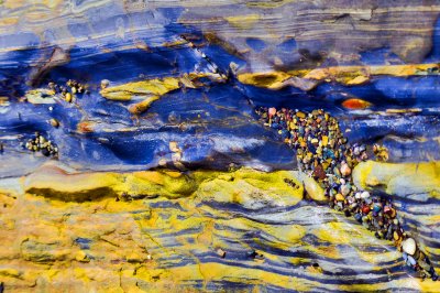 Abstract beach rock