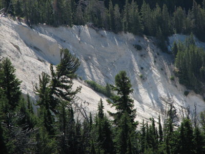 Sandstone slide area