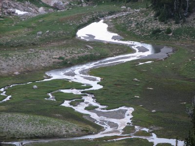 Unnamed Creek in upper South Fork Tieton drainage