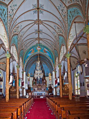 From the back of the church