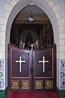 Entrance to the church proper