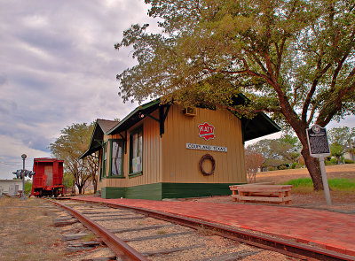 The old Coupland train station