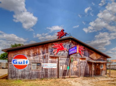 An HDR version of the City Garage