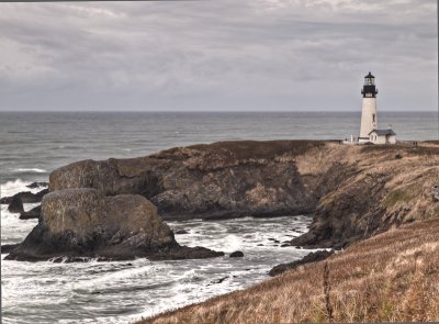 Yaquina Head Lighthouse near Newport. OR