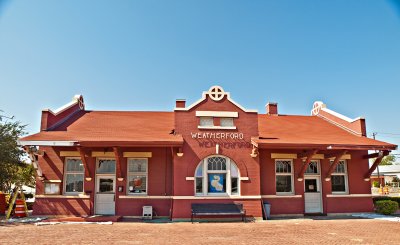 The old Weatherford Train Station (No longer active) 