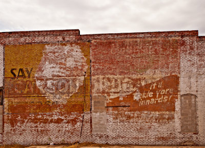 An Ardmore, OK ghost wall