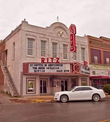The Ritz Theater, one of two in Shawnee, OK