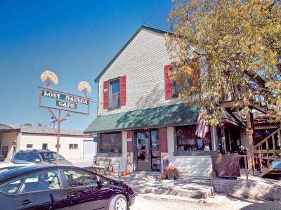 The legendary Lost Maples cafe.