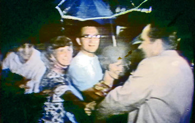 Richard Nixon Greeting spectators (circa early 70s) 
