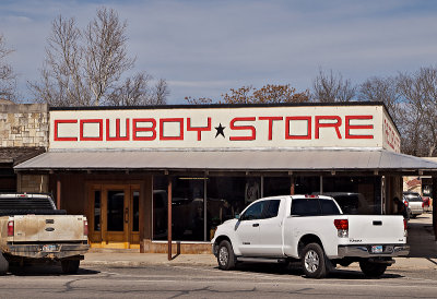 An appropriate store for the Cowboy Capital of the World.