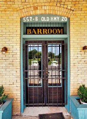 What appears to be a barroom is now a church